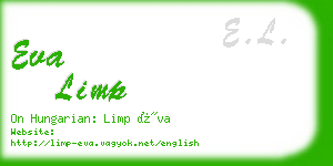 eva limp business card